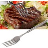 Nanddi Extendable Fork, Durable Stainless Steel Telescopic Fork Retractable Dinner