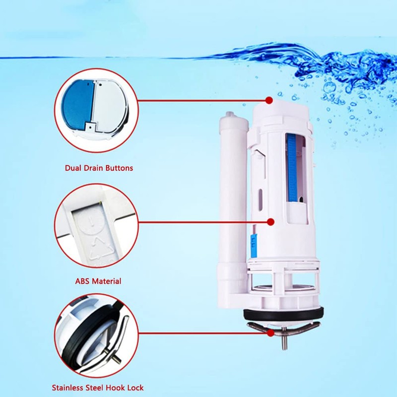 25cm Toilet Flush Valves Replacement Valve Kit Assembly for One