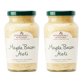2 pack - Stonewall Kitchen Maple Bacon Aioli, 10.25 oz each jar