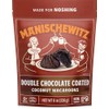Manishewitz Double Chocolate Coated Coconut Macaroons 8oz, Resealable Bag, Dairy