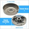 SYOWADA 325-7 Clutch Drum Sprocket Kit, Replacement for Stihl 024