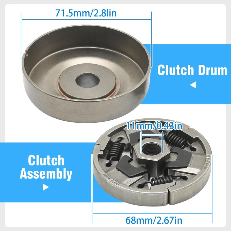 SYOWADA 325-7 Clutch Drum Sprocket Kit, Replacement for Stihl 024