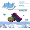 5 Pack Cooling Towel,Soft Breathable Ice Towel,Quick-Drying Cooling Wraps, Sports