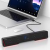 Jeecoo A40 PC Speakers Computer Sound Bar for Desktop Monitor