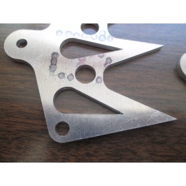 Stihl MS650 dog dawg spike Aluminum skeletonize custom laser cut