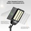 HYKENTE TW024C Motion Sensing Solar IP65 LED Street Light Remote