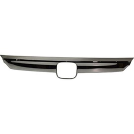 FITRITE AUTO PARTS New Grille Molding For 2018-2020 Honda Accord, Chrome Smoked Black, Sport Model HO1210161 71122TVAA11