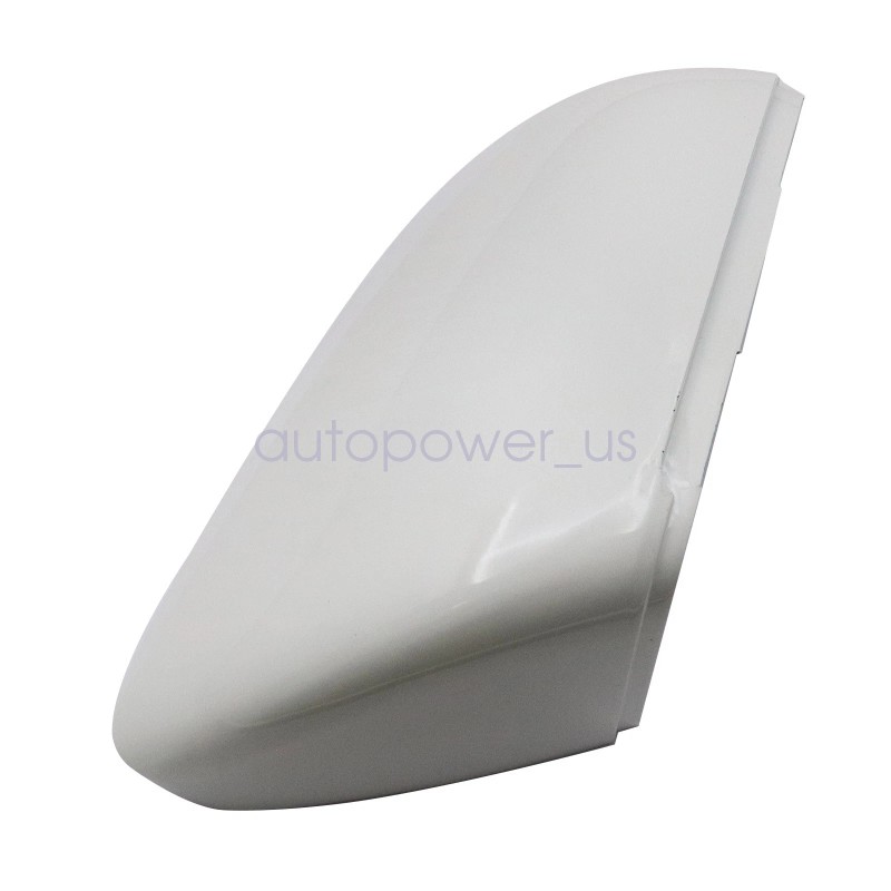 Soillar Rearview Mirror Cover Cap White Passenger Side RH Fits