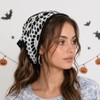 2Pcs Goth Crochet Bandana, Halloween Hair Accessories for Women