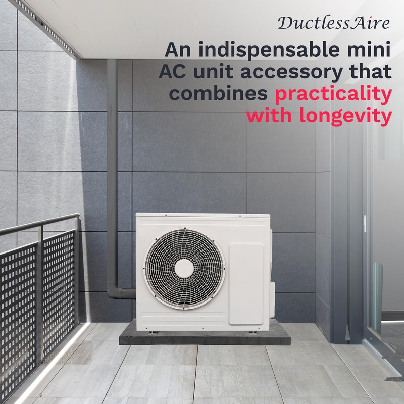 DuctlessAire Equipment Pad - Ductless Mini Split AC Unit Condenser