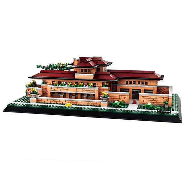 Vyytoz Robie House Chicagao Building Set (1182 Pieces), Architecture Building