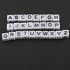 Letter Beads, Pack of 250 Letter Beads, 7 mm Cube