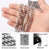 16.5 Feet Stainless Steel Cuban Chains Roll, 9mm Width Chunky