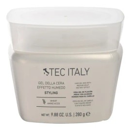 Cera Gel Fijador para Estilizar el Cabello Tec Italy Della Effetto Humedo Fijación Media 280 Gr