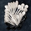 Wareland Asian Soup Spoons Set of 6, Ceramic Chinese Soup