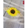 Sunflower Belt for Maternity Dress Sunflower Sash for Women Sunflower
