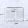 Tamagawa Manufacturing Acrylic ID Card Holder, Tuck-In Case, Horizontal Shape,