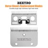 BEETRO 19 and 21 Teeth Horse Shears Replacement Blades, Professional