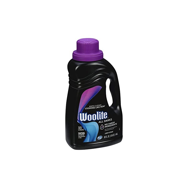Woolite Darks Defense Liquid Laundry Detergent, 33 Loads, 50 Fl