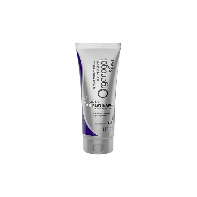 2 Pza Tratamiento Para Cabello Grisi Organogal Silver Canas