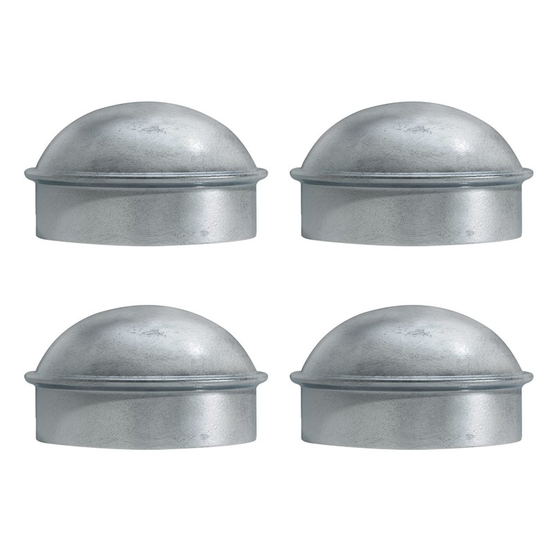 VIVIDA 2-7/8" Fence Post Caps, Chain Link Post Caps, Galvanized