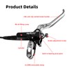 ZTZ MTB Hydraulic Disc Brake Set, 4 Piston Hydraulic Brakes