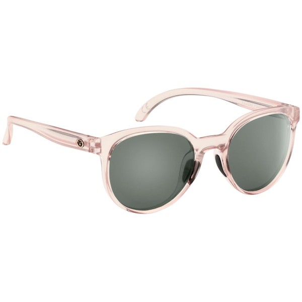 Flying Fisherman Unisex's Sea Bean Sunglasses, Crystal Champagne Frame/Smoke Lens,