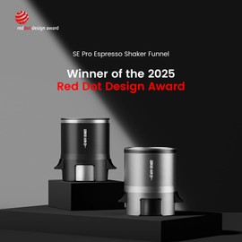 MHW-3BOMBER SE Pro Espresso Shaker Funnel 58mm Coffee Dosing Cup, Espresso Powder Receiver Cup Silver, DR5564-OS