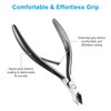 Cuticle Trimmer 3/4 Jaw Extremely Sharp Cuticle Nippers Scissors Stainless