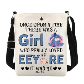 KUIYAI Cartoon Character Donkey Crossbody Bag, WDW Gift, Magic Kingdom Shoulder Bag for Fans (who loveeeyorUK)