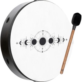 Meinl Sonic Energy 16" Ritual Shaman Frame Drum with Mallet For Meditation, Sound Healing Therapy, ASMR, Yoga