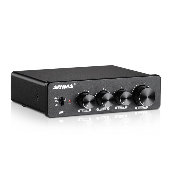 AIYIMA AIYIMA A01 100W +100W TPA3116 Stereo Amplifier 2.0/2.1 Channel