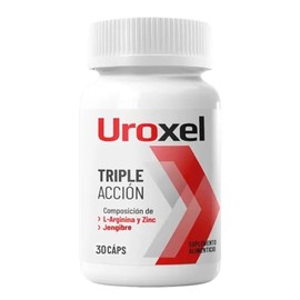 UROXEL Suplemento Alimenticio 100% Natural | 30 Cápsulas | L-Arginina, Zinc, Jengibre