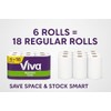 Viva Signature Cloth Paper Towels, 6 Triple = 18 Regular