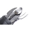 Handforged Medieval Cutlery Set - Stainless Steel Knife, Fork and