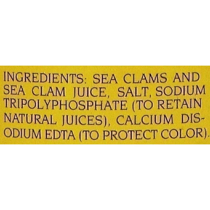 Seawatch Sea Watch, Chopped Sea Clams, 51oz