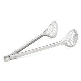 Cuisipro Stainless Steel Wide Grill/Fry Tongs, 12-Inch