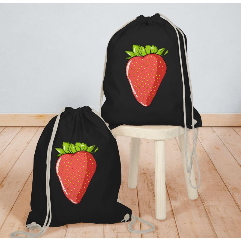 Shirtracer - Gym Bag Backpack - Sayings Statement - Strawberry