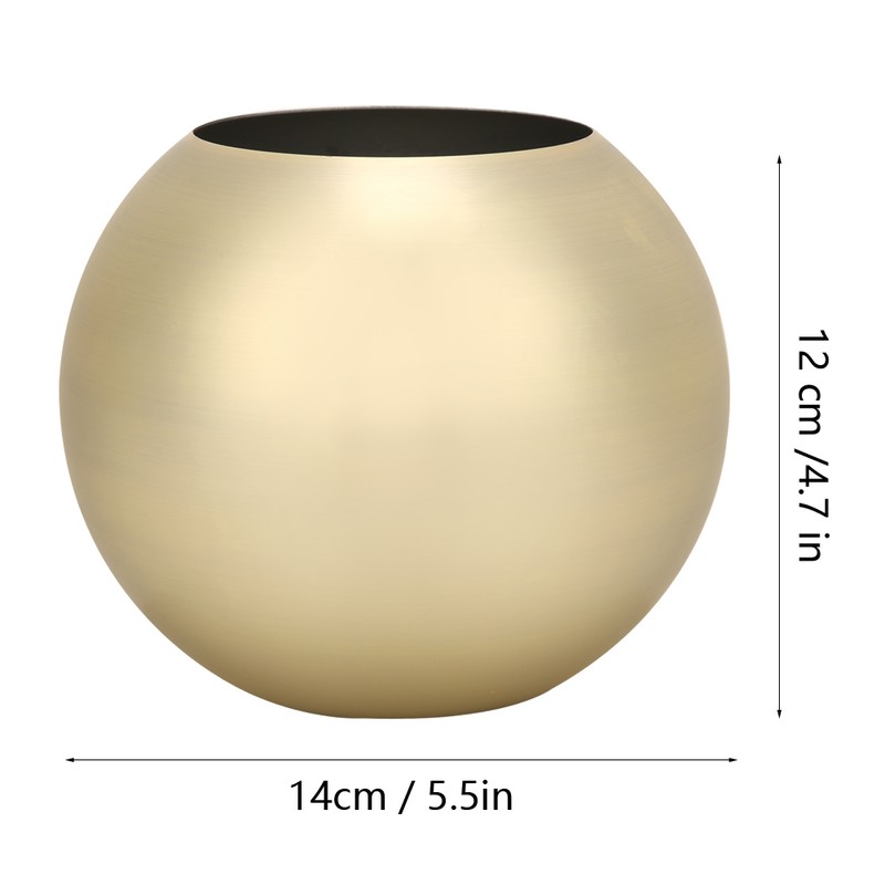 Stainless Steel Simple Style Vase Flower Container Flower Arrangement Supplies