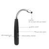 Power Display Pulse Lighter Metal Hose USB Charging Electric Lighter
