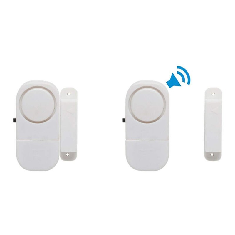 4 Pack Window & Door Burglar Intruder Alarms Alarm Breach