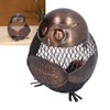 Art Wrought Iron Owl Storage Tank Metal Money Box Handicrafts