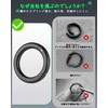 TISUR Round Carabiner Key Holder, Small, Stylish, Car Key Ring,