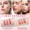 Cream Blush Stick, Creamy Texture Moisturising Face Cream Blush Natural