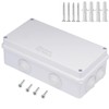 Zulkit Junction Box ABS Plastic Dustproof Waterproof IP65 Universal Electrical