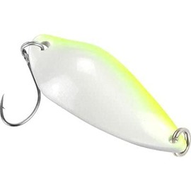 FTM Unisex - Adult 10C5200051C10 Spoon Rock 4.2 g Spoon Blinker for Spin Fishing, Trout Spoon, Trout Bait, Blinker for Trout Fishing, Colour: Yellow/White, Colourful, Normal