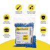 Qualihome Ribbed Plastic Drywall Anchors - Wall Anchors for Drywall