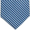 Retreez Wavy Zig Zag Stripe Pattern Woven Men's Tie -