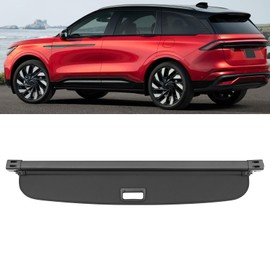 Yeeta Retractable Cargo Cover Fit for Lincoln Nautilus 2024 2025 Rear Trunk Luggage Shade Black