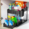 Under Sink Organizer – Sliding Cabinet Storage Rack, Bathroom Kitchen